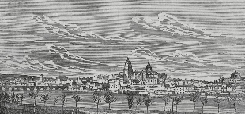 Spain, Salamanca, Panoramic of the city