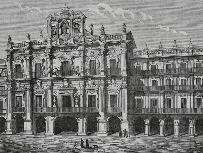 Spain, Salamanca, Plaza Mayor