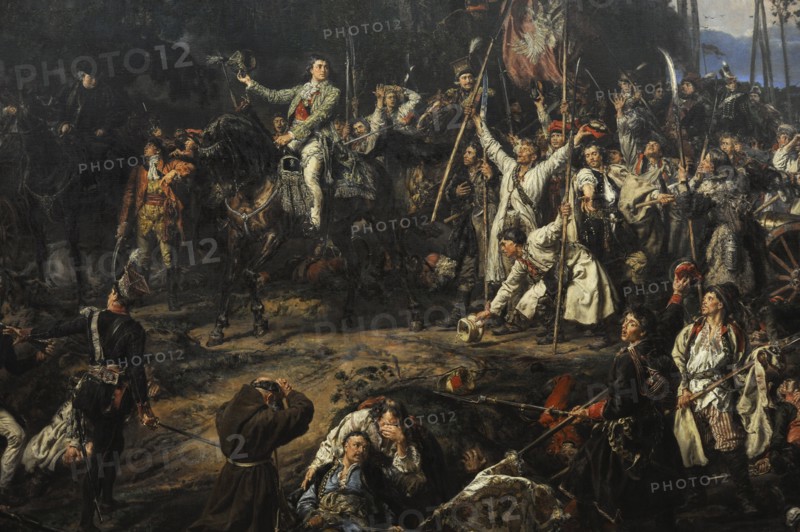 Tadeusz Kosciuszko, Kosciuszko in Raclawice, 1888, by Jan Matejko