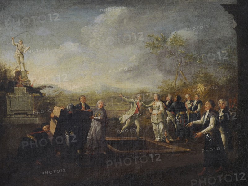 Michal Stachowicz, Kosciuszko saving Poland from the grave, 1794