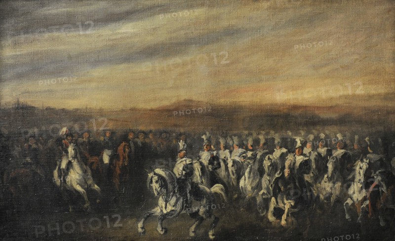 Piotr Michalowski, Dwernicki at the Head of the 2nd Uhlans Regiment, ca