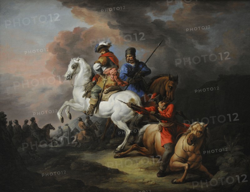 Jan Bogumil Plersch, Battle Scene, ca