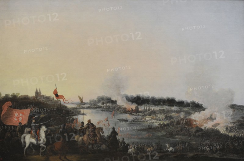 Battle of Zboriv, Painting by Jan Piotr Norblin de la Gourdaine