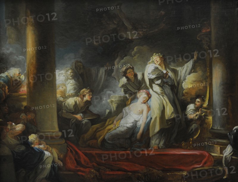Jean Honore Fragonard, The Sacrifice of Caliroe, 1765
