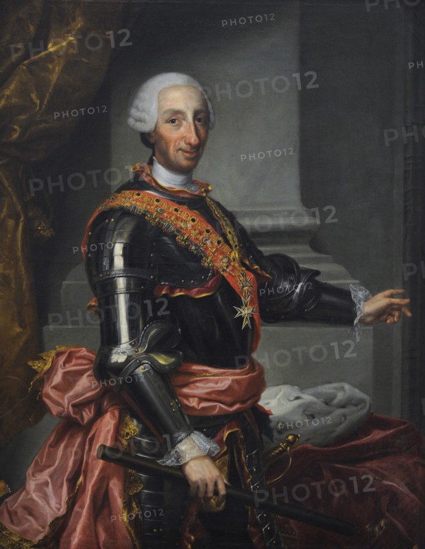 Charles III, Portrait by Andres de la Calleja