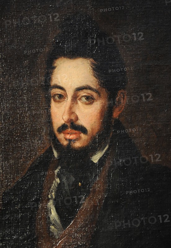 Mariano Jose de Larra, Portrait by Jose Gutierrez de la Vega