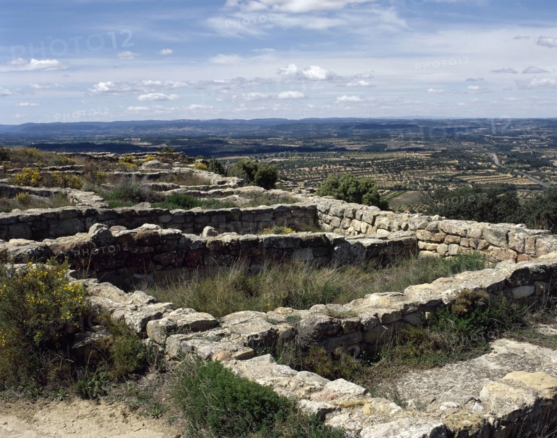 Iberian settlement of San Antonio, Calaceite, Teruel province, Aragon, Spain,