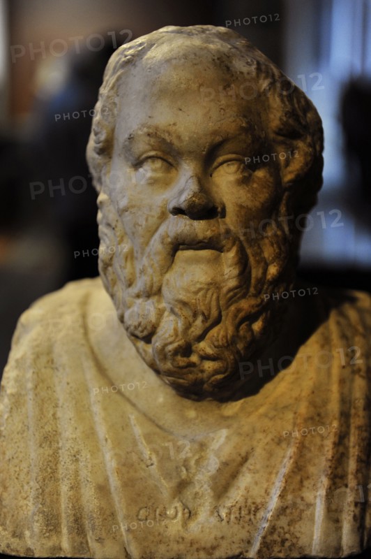 Socrates, Detail of the Double Herm of Socrates and Seneca