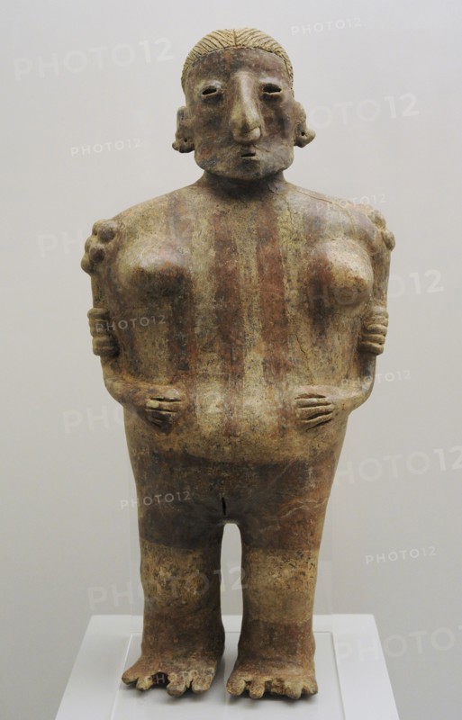 Figure depicting a pregnant woman
