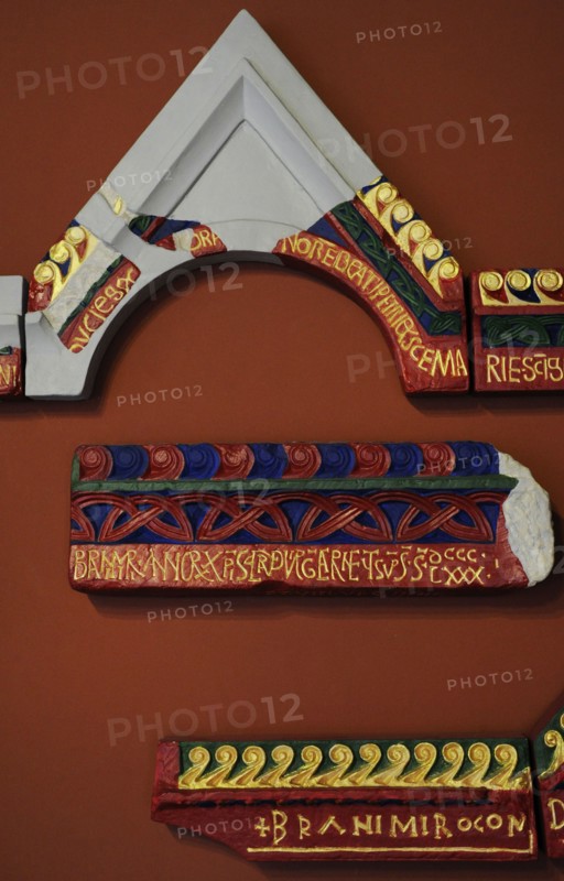 Reconstruction of the polychromy used in the Early European medieval ages, Croatia