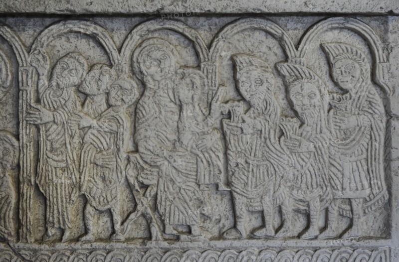 Screen slabs from the Church of St Nediljica in Zadar