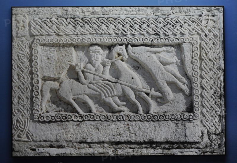 Relief on the Church of St Mary in Zrnovnica