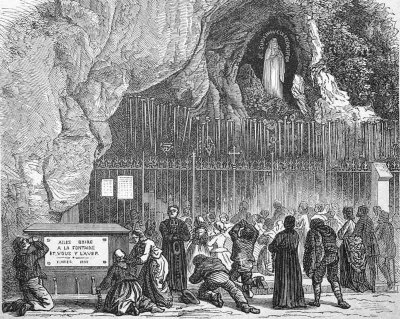 Marian grotto and pilgrimage site Lourdes