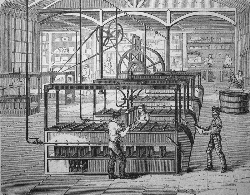 Candle moulding machine