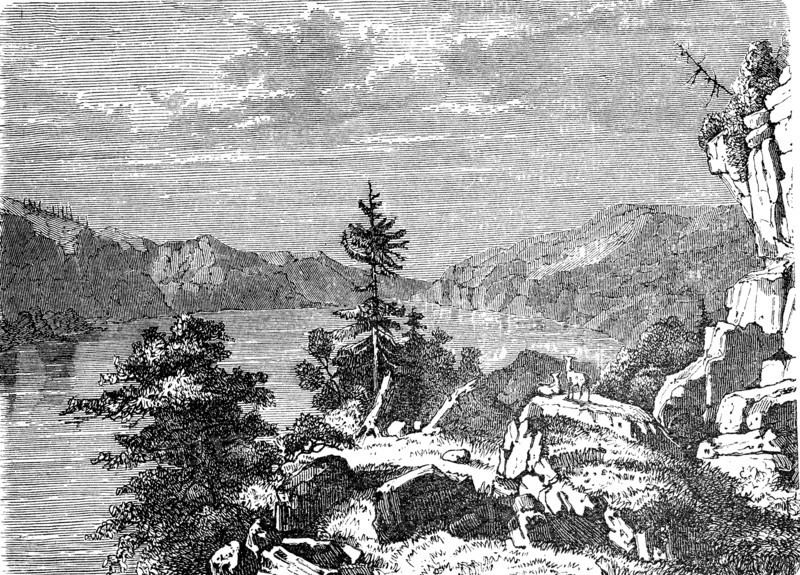 Landscape near Dere on the Amur River