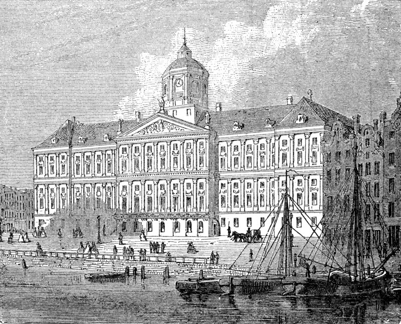 The Royal Castle in Amsterdam