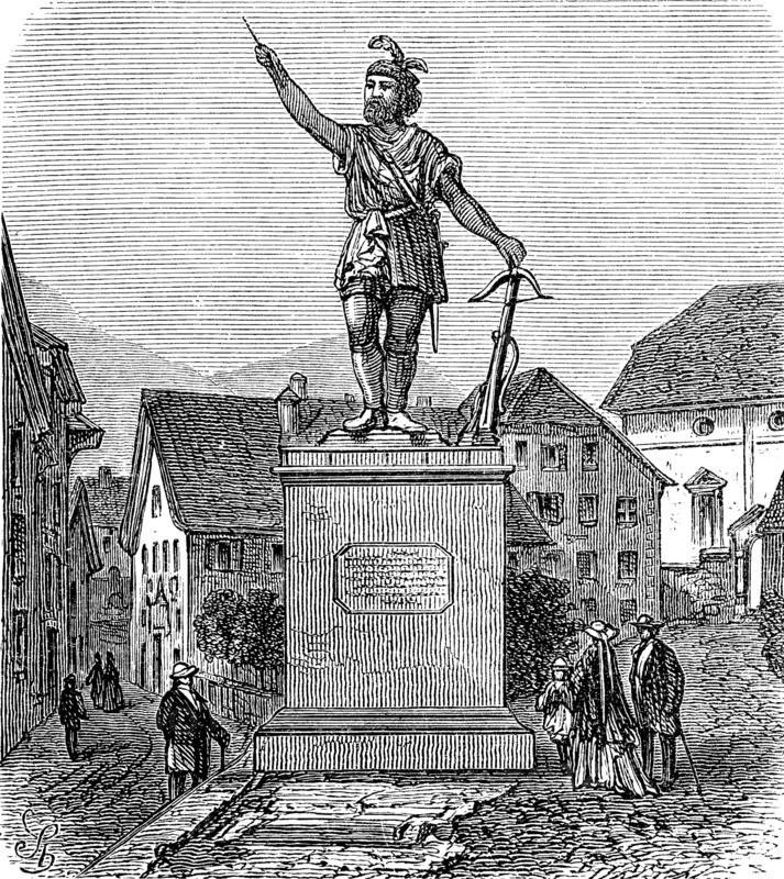 Monument to William Tell in Altorf