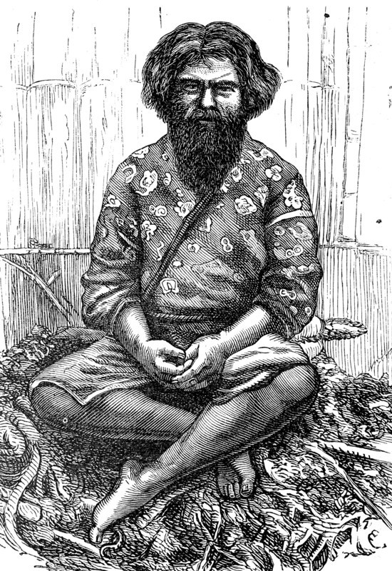 Man from the Ainu tribe