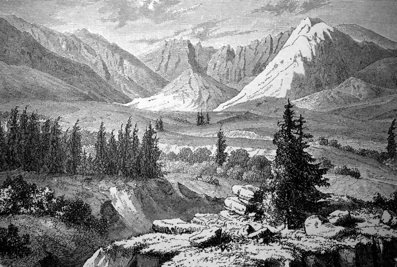 Landscape in Altai Mountains