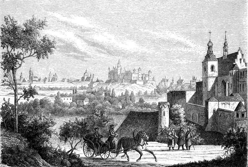 View of Krakow in Poland