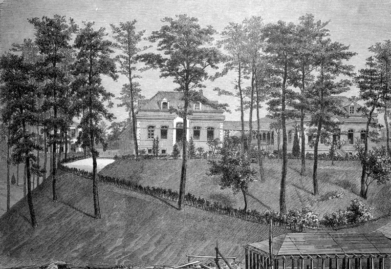 The German naval hospital in Yokohama
