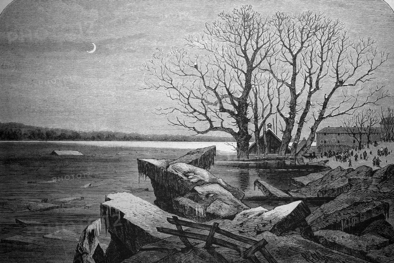 The flooding of the Vistula