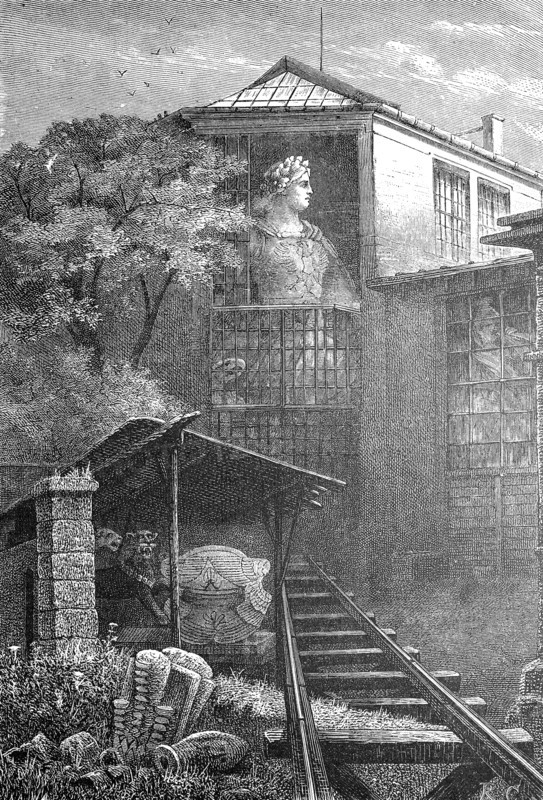 Part for the national monument for the Niederwald in the studio