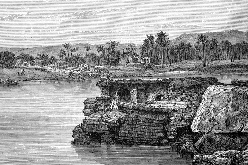 View of Aswan in Egypt