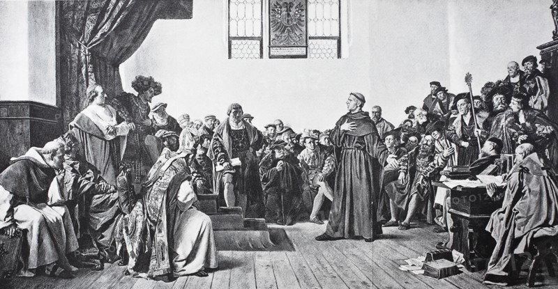 Martin Luther at the Diet of Worms