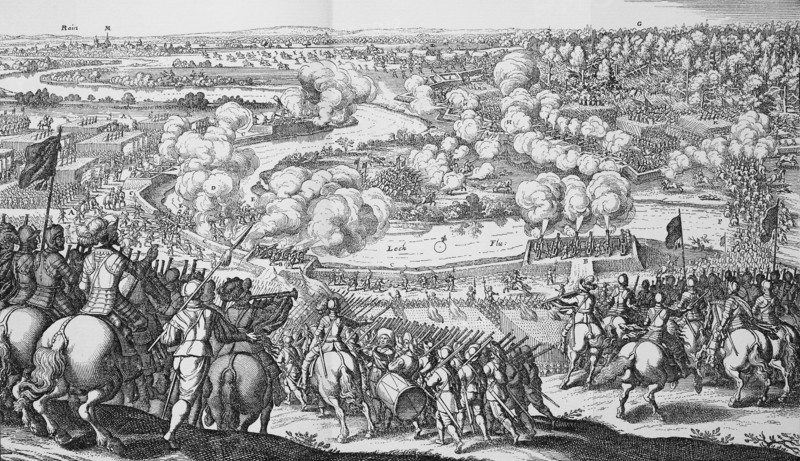 The battle of rain of 14-15. April 1632 was a major battle of the Thirty Years' War in Rain