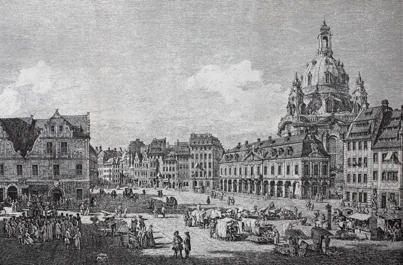 The new market to Dresden