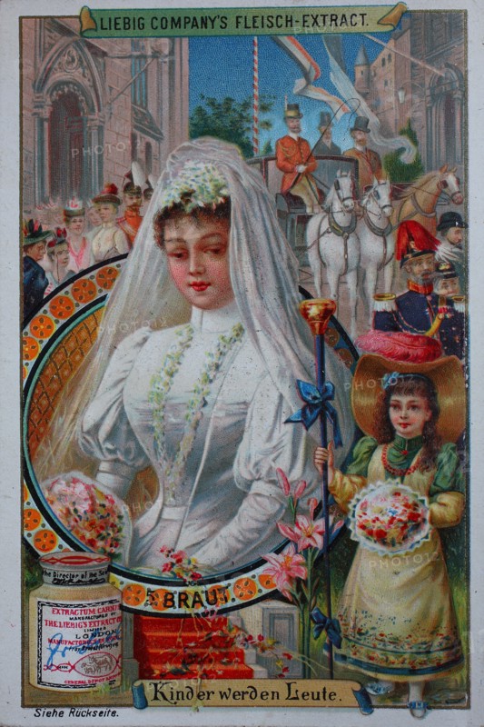 Pictures For Kids are people bride in wedding dress  /  Bilderserie Kinder werden Leute
