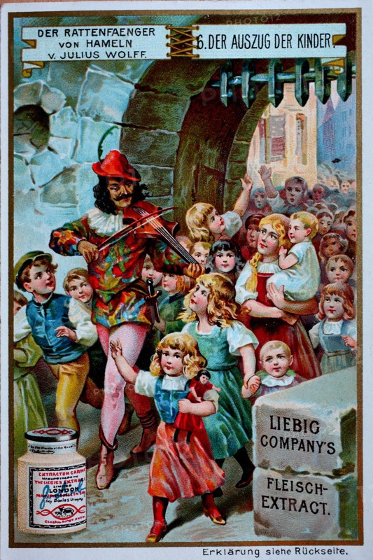 Picture series The Pied Piper of Hamelin