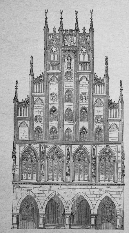 The city hall to Münster