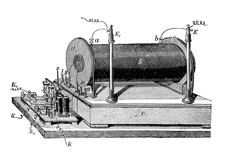 Henry Daniel Ruhmkorff's induction coil / inductor