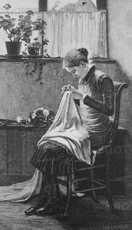 At housework