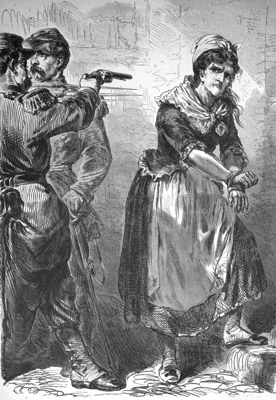 Execution on the street after taking Paris