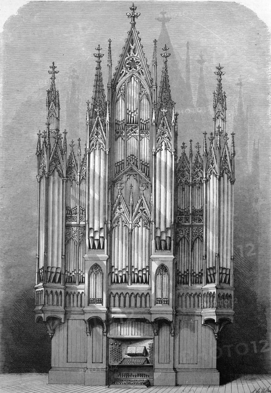 he new organ in Schwerin Cathedral