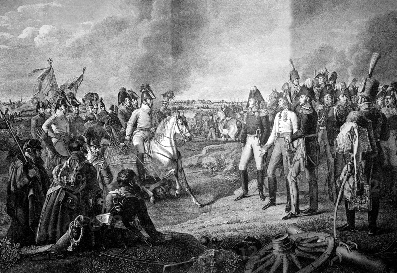 'Victory in the Battle of Nations at Leipzig from October 16 to 19