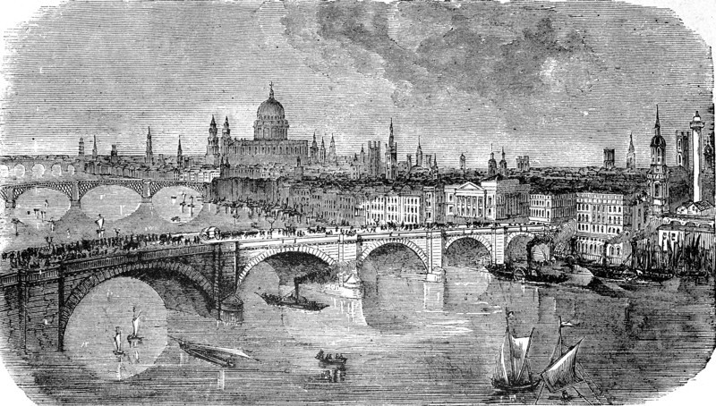The new London Bridge over the Thames