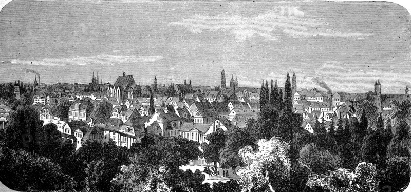 view to the city of Braunschweig