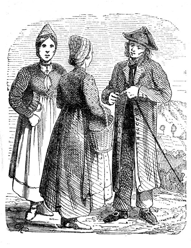People in traditional costume from Gleishorbach
