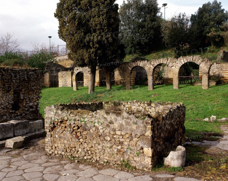 Pompeii, View of Street of Tombs, Campania