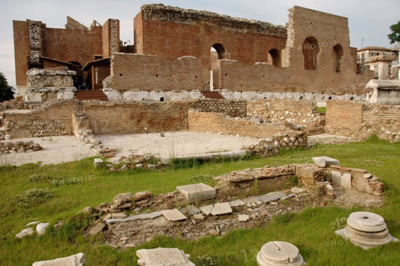 Patras, Greece, View of the Roman Odeon