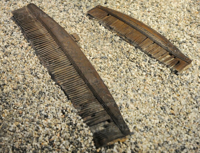 Two combs of horn