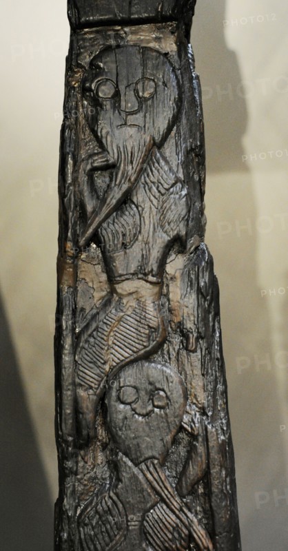 Original parts of the bow of a Viking ship