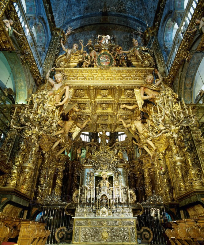 Main altar of the Cathedral of Santiago de Compostela