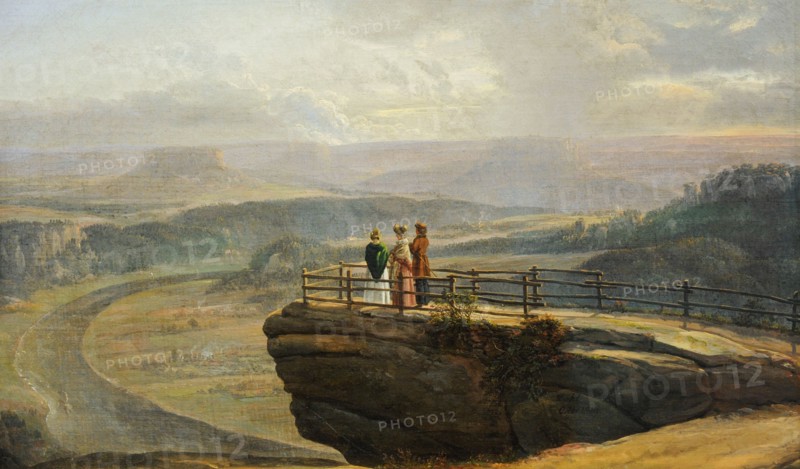 Johan Christian Dahl, View from Bastei