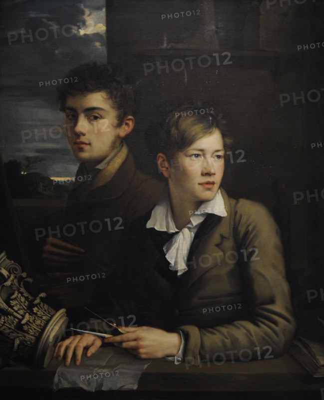Self-portrait with Johann Peter Weyer