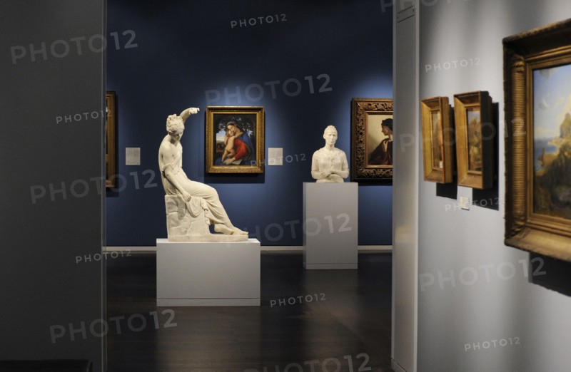 Interior of Wallraf-Richartz Museum. Cologne. Germany.